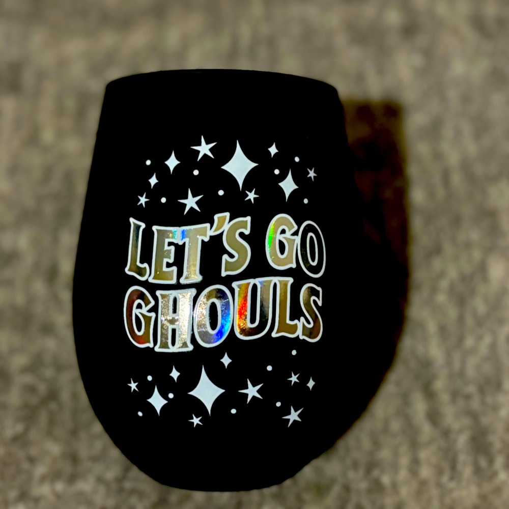 Halloween wine tumbler